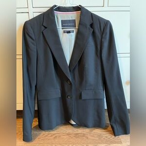 Banana Republic black lightweight wool blazer